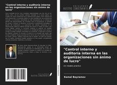 Bookcover of "Control interno y auditoría interna en las organizaciones sin ánimo de lucro"