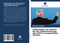 Portada del libro de Erfahrungen von Lehrern bei der Implementierung des CAPS in ausgewählten Schulen