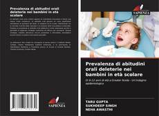 Couverture de Prevalenza di abitudini orali deleterie nei bambini in età scolare