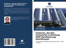 Portada del libro de Faktoren, die den Fortschritt in Richtung GMP-Zertifizierung beeinflussen