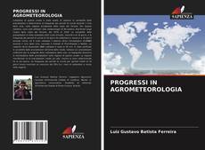 PROGRESSI IN AGROMETEOROLOGIA kitap kapağı