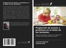 Portada del libro de Proporción de grasas y proteínas en la dieta de los lactantes