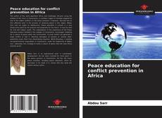 Peace education for conflict prevention in Africa的封面
