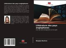 Littérature des pays anglophones kitap kapağı