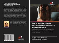 Bookcover of Prove psicometriche dall'inventario dell'ansia adolescenziale