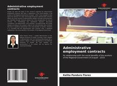 Capa do livro de Administrative employment contracts 