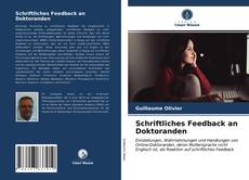 Copertina di Schriftliches Feedback an Doktoranden