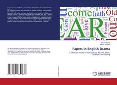 Copertina di Papers in English Drama