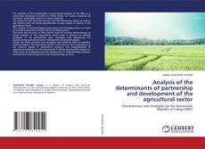 Copertina di Analysis of the determinants of partnership and development of the agricultural sector
