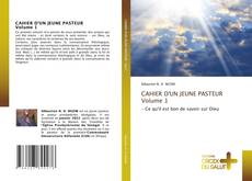 CAHIER D'UN JEUNE PASTEURVolume 1 kitap kapağı
