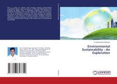 Copertina di Environmental Sustainability - An Exploration