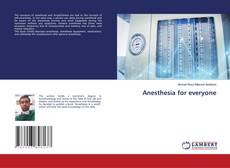 Copertina di Anesthesia for everyone