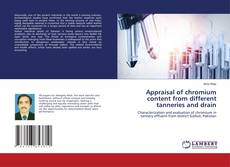 Copertina di Appraisal of chromium content from different tanneries and drain