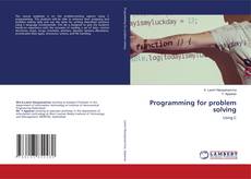 Copertina di Programming for problem solving