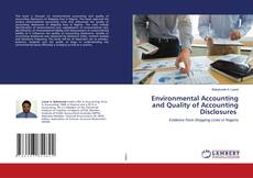 Buchcover von Environmental Accounting and Quality of Accounting Disclosures