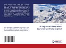 Buchcover von Going Up Is Always Good