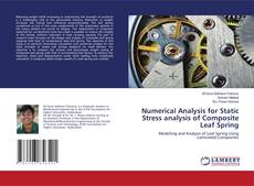 Copertina di Numerical Analysis for Static Stress analysis of Composite Leaf Spring