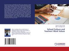 Buchcover von School Culture and Teachers' Work Values