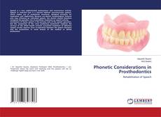 Copertina di Phonetic Considerations in Prosthodontics