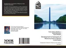 Buchcover von Development of stomach of Muscovy duck (Cairina moschata)