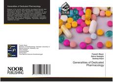 Bookcover of Generalities of Dedicated Pharmacology