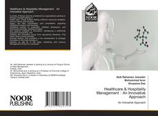 Healthcare & Hospitality Management：An Innovative Approach kitap kapağı