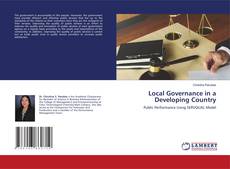 Copertina di Local Governance in a Developing Country