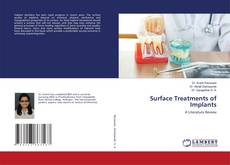Borítókép a  Surface Treatments of Implants - hoz