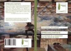 EPREUVES D'ARTISTE kitap kapağı
