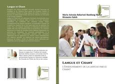 Buchcover von Langue et Chant