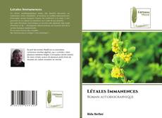Létales Immanences kitap kapağı