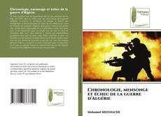 Capa do livro de Chronologie, mensonge et échec de la guerre d'Algérie 