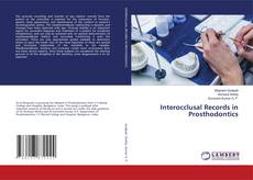 Copertina di Interocclusal Records in Prosthodontics