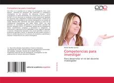 Bookcover of Competencias para investigar