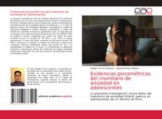 Buchcover von Evidencias psicométricas del inventario de ansiedad en adolescentes