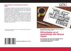 Capa do livro de Dificultades en el aprendizaje del idioma inglés 