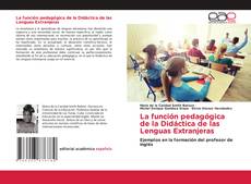 Capa do livro de La función pedagógica de la Didáctica de las Lenguas Extranjeras 