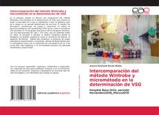 Portada del libro de Intercomparación del método Wintrobe y micrométodo en la determinación de VSG