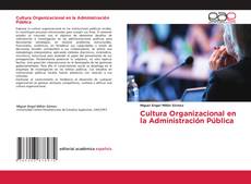 Обложка Cultura Organizacional en la Administración Pública