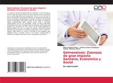 Portada del libro de Salmonelosis: Zoonosis de gran impacto Sanitario, Economico y Social