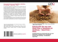 Bookcover of Extracción de oro con Gold Max y Sandioss en Ayahuay - Apurímac - Perú