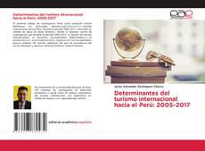 Bookcover of Determinantes del turismo internacional hacia el Perú: 2005-2017