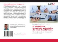 Capa do livro de El desempeño profesional pedagógico del tutor de enfermería. 