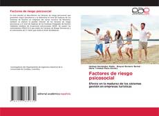 Bookcover of Factores de riesgo psicosocial
