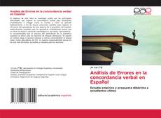 Bookcover of Análisis de Errores en la concordancia verbal en Español