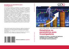 Capa do livro de Estadística no paramétrica para investigadores 