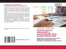 Criterios para la elaboración y Comprobación de la Cuenta Publica ASE kitap kapağı