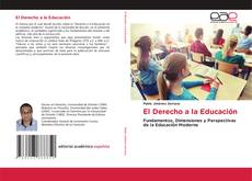 Bookcover of El Derecho a la Educación