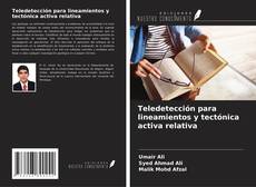 Teledetección para lineamientos y tectónica activa relativa kitap kapağı