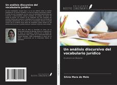 Buchcover von Un análisis discursivo del vocabulario jurídico